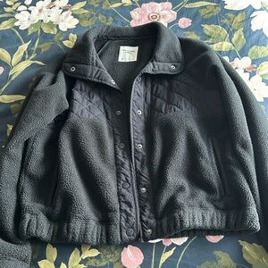 Abercrombie & Fitch Quilted Snap-Up Jacket